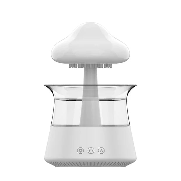 SnoozeCloud: Ultrasonic Aromatherapy Humidifier with Colorful Lamp