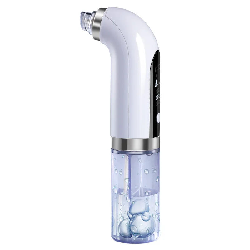 Blackhead Vacuum Suction Tool Kit, 6 Tips 3 Levels, USB Rechargeable - Portable Facial Pore Cleaner