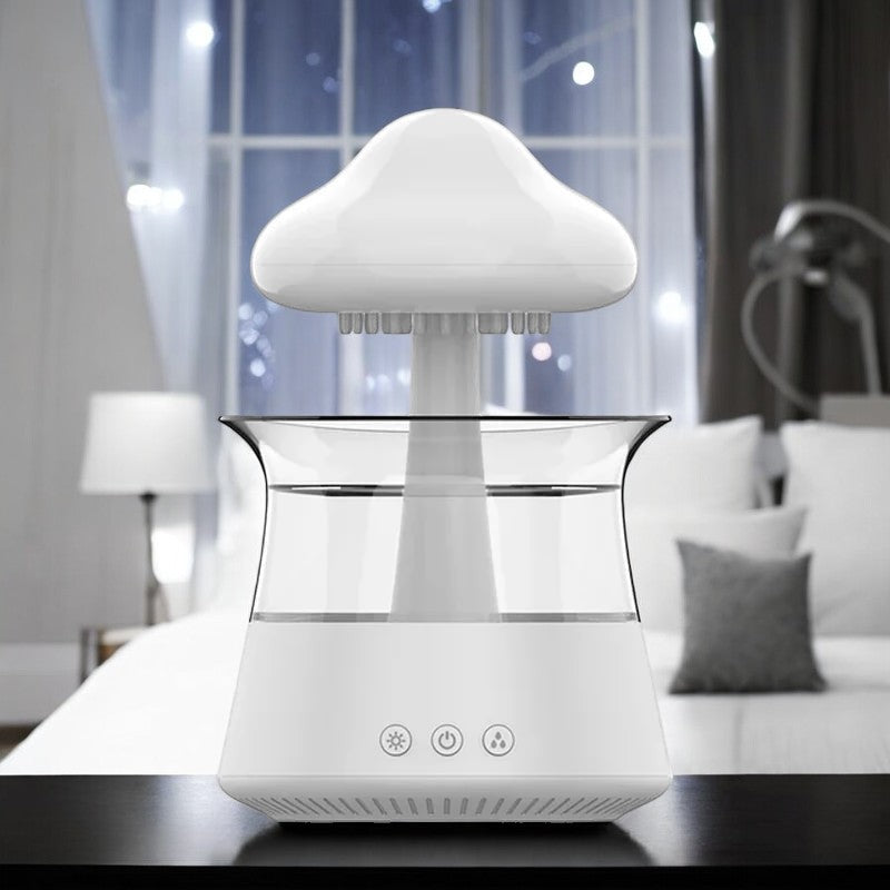 SnoozeCloud: Ultrasonic Aromatherapy Humidifier with Colorful Lamp